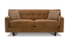 Image of Margo II 75 Inch Mid Century Modern Button Back Apartment Sofa