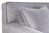 Image of Margo II 80 Inch Mid Century Modern Button Back Track Arm Fabric Sofa