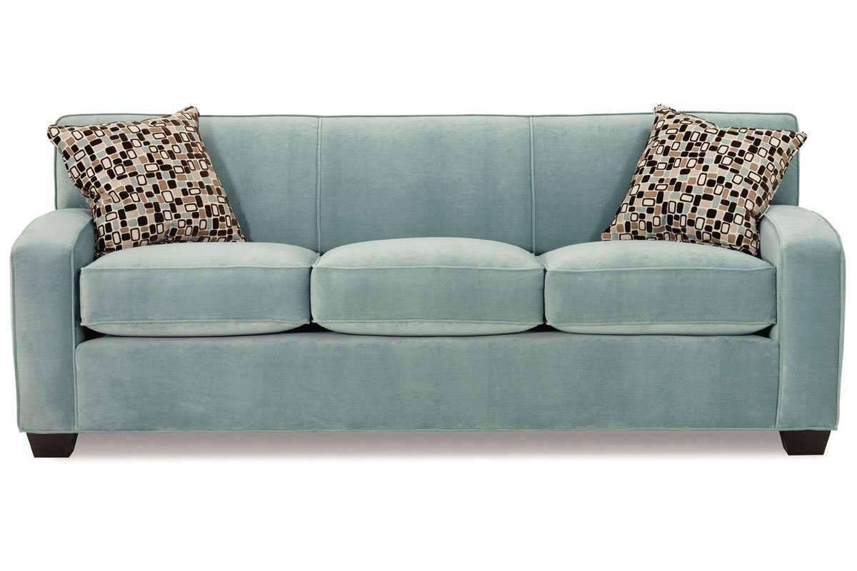 Tight Back Three Seat Fabric Sleeper Sofa