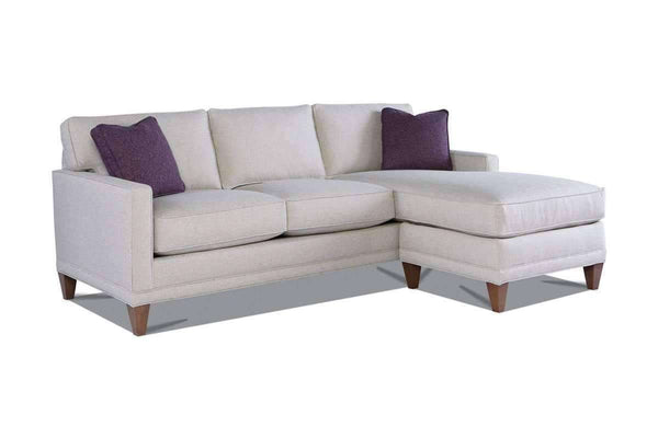 Janice Contemporary Sofa With Reversible Chaise Sectional