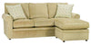 Image of Fabric Sectional Sofa Kyle Apartment Sized Sectional Sleeper Sofa With Reversible Chaise Lounge