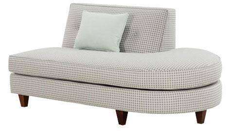 Fabric Sectional Sofa Margo "Designer Style" Right Facing Chaise Bumper
