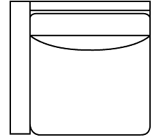 Fabric Sectional Sofa Marie "Designer Style" Left Arm Facing Chair