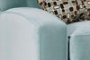 Image of Fabric Sectional Sofa Michelle Small Fabric Sofa Sectional With Reversible Chaise