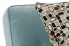Image of Fabric Sectional Sofa Michelle Small Fabric Sofa Sectional With Reversible Chaise