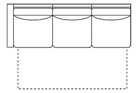 Fabric Sectional Sofa Solomon "Designer Style" Fabric Upholstered Left Arm Facing Queen Sleeper Sofa