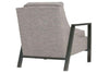 Image of Angie Fabric Chair With Burnished Steel Metal Frame