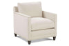 Image of Clementine Track Arm Fabric Accent Chair w/ Nailhead Trim