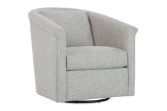 Desiree Upholstered Swivel Accent Tub Chair