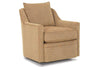 Image of Stella Contemporary Fabric Swivel Accent Chair