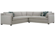 Faith "Designer Style" Bench Seat Track Arm Fabric Sectional