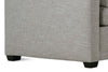 Image of Faith "Designer Style" Bench Seat Track Arm Fabric Sectional