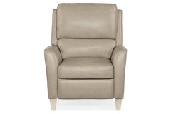 Farrell Stone Leather Dual Power "Quick Ship" Transitional Recliner