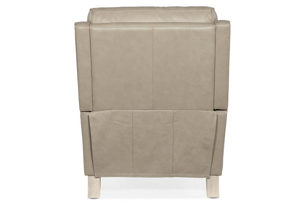 Farrell Stone Leather Dual Power "Quick Ship" Transitional Recliner