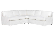 Flynn Slipcovered Modern T-Cushion Sectional Sofa