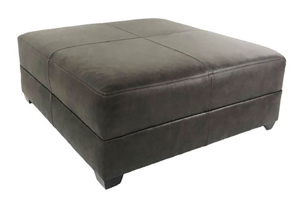 Gaines STORAGE 36, 40, 44, Or 48 Inch Square Leather Ottoman (4 Si