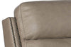 Image of Galina Stone Leather "Quick Ship" Recliner Chair