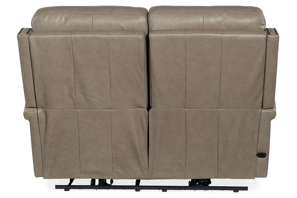 Galina Stone "Quick Ship" ZERO GRAVITY Wall Hugger Power Leather Reclining Loveseat