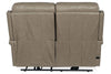 Image of Galina Stone "Quick Ship" ZERO GRAVITY Power Leather Reclining Loveseat