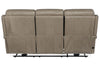 Image of Galina Stone 80 Inch "Quick Ship" ZERO GRAVITY Wall Hugger Power Leather Reclining Sofa