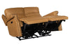 Image of Galina Coin 80 Inch "Quick Ship" ZERO GRAVITY Wall Hugger Power Leather Reclining Sofa