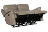 Image of Galina Stone 80 Inch "Quick Ship" ZERO GRAVITY Wall Hugger Power Leather Reclining Sofa