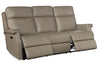 Image of Galina Stone 80 Inch "Quick Ship" ZERO GRAVITY Wall Hugger Power Leather Reclining Sofa