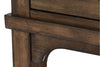 Image of Gannon Rustic Weathered Brown Single Drawer Plank Top End Table