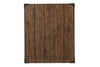 Image of Gannon Rustic Weathered Brown Single Drawer Plank Top End Table
