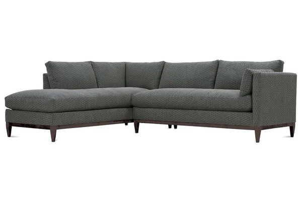 Georgia "Designer Style" Two Piece Contemporary Sectional Sofa