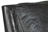 Image of Gordon "Quick Ship" Classic Black Recliner With Tufting Details