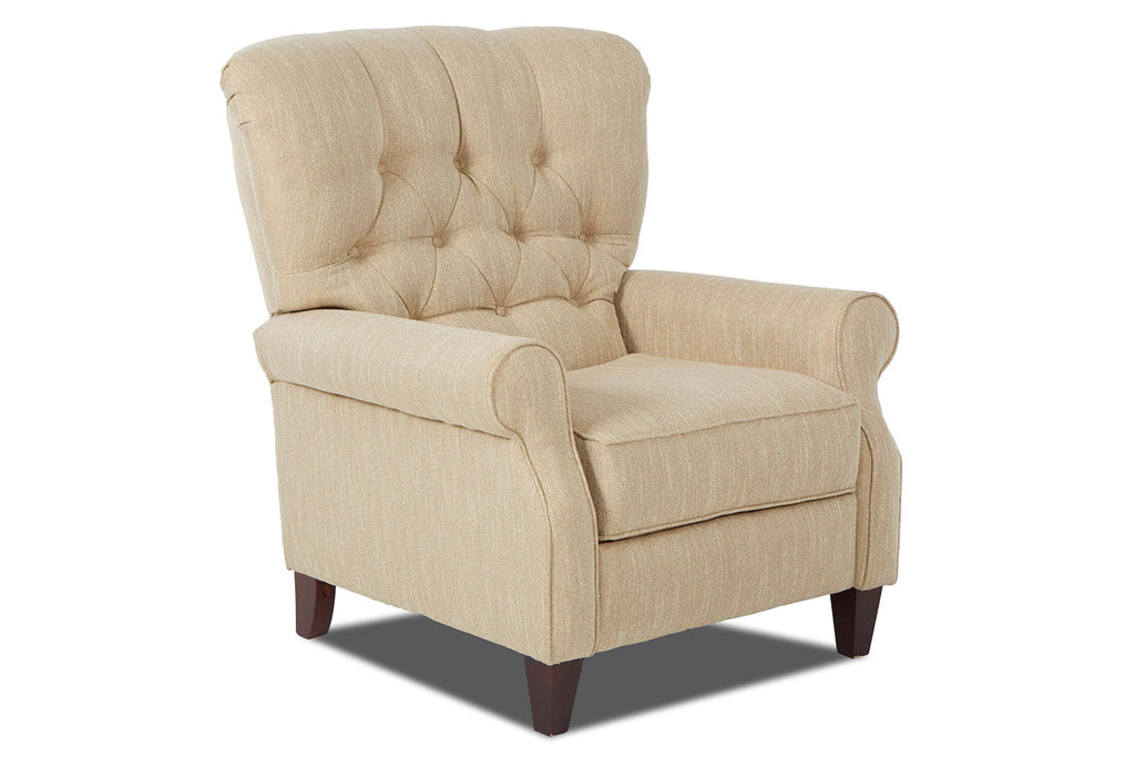 Halifax Tufted Fabric Recliner Club Furniture
