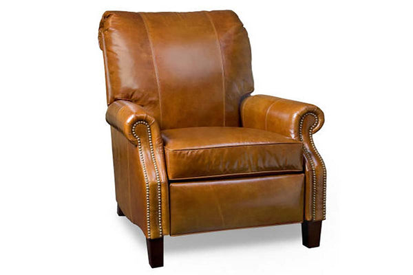 Hanover Big Man Large Oversized Pillow Back Leather Recliner