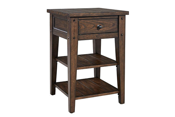 Harding Rustic Brown Oak Occasional Table Collection