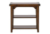 Image of Harwood Rustic Russet Brown Occasional Table Collection