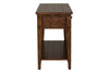 Image of Harding Traditional Two Drawer Plank Style Rustic Brown Oak Sofa Console Table