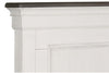Image of Harper Queen Or King Wirebrushed White Panel Bed "Create Your Own Bedroom" Collection