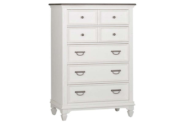 Harper Queen Or King Wirebrushed White Panel Bed "Create Your Own Bedroom" Collection