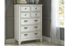 Image of Harper Queen Or King Wirebrushed White Panel Bed "Create Your Own Bedroom" Collection