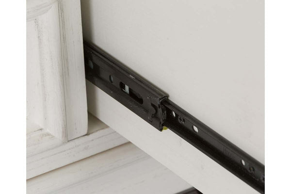 Harper Queen Or King Wirebrushed White Panel Bed "Create Your Own Bedroom" Collection