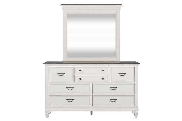 Harper Queen Or King Wirebrushed White Panel Bed "Create Your Own Bedroom" Collection