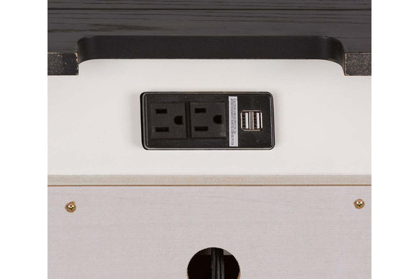 Harper Queen Or King Wirebrushed White Panel Bed "Create Your Own Bedroom" Collection