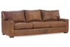 Image of Harrison 87 Inch Contemporary Grand Scale Deep Seat Leather Sofa