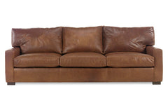Harrison 101" Grand Scale Contemporary Deep Seat Leather Sofa