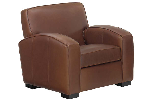 Hayden Contemporary Retro Leather Club Chair