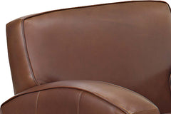 Hayden Contemporary Retro Leather Club Chair