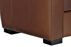 Hayden Contemporary Retro Leather Club Chair