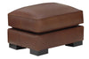 Image of Hayden "Designer Style" Leather Ottoman