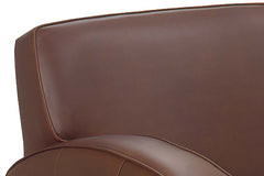 Hayden 81 Inch "Designer Style" Contemporary Italian Leather Sofa