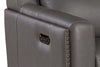 Image of Herman Shale 88 Inch "Quick Ship" Wall Hugger 3-Way Power Leather Reclining Sofa
